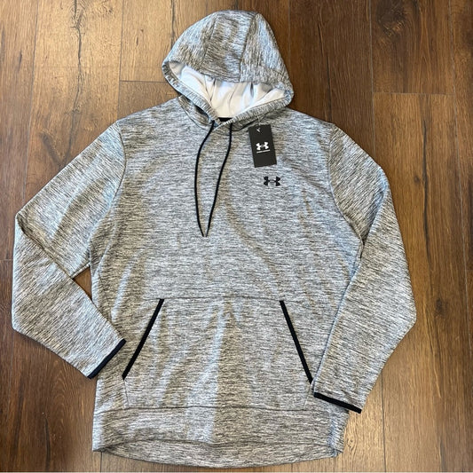 🆕 men’s under Armour loose fit pull over hoodie SZ LG