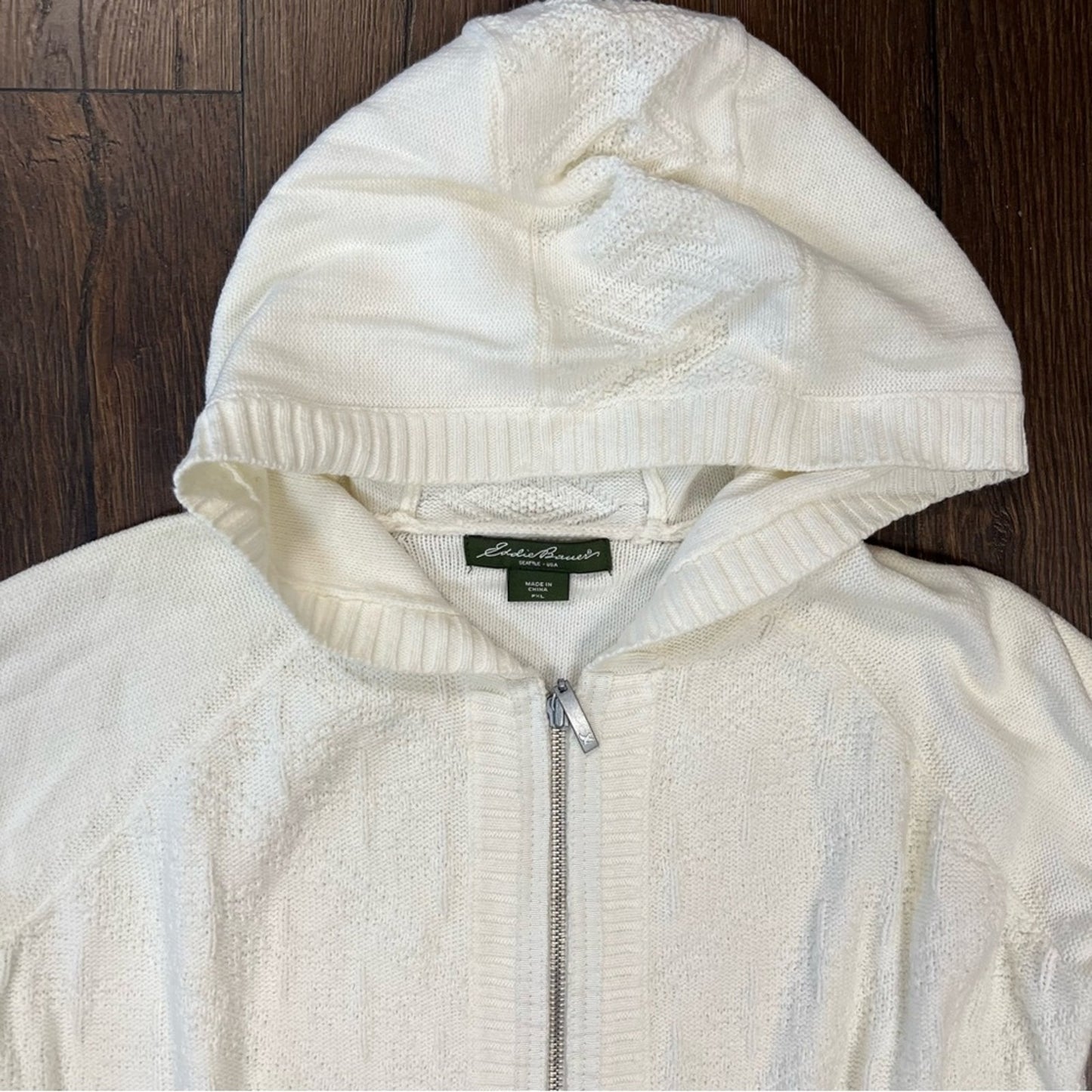 Eddie Bauer zip up sweater SZ XLP