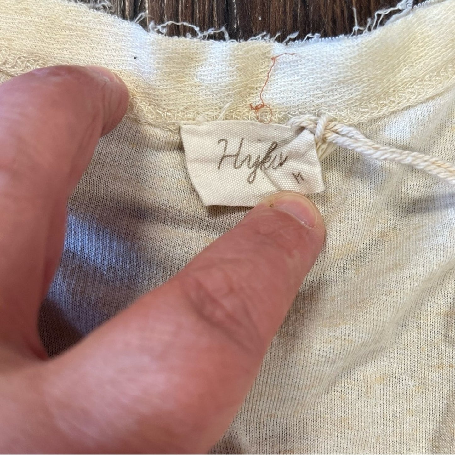 Hyku side patch tank top SZ SM