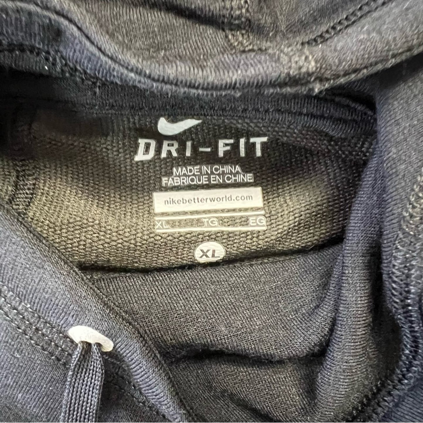 Nike Dri-Fit wool blend hooded sweatshirt SZ XL