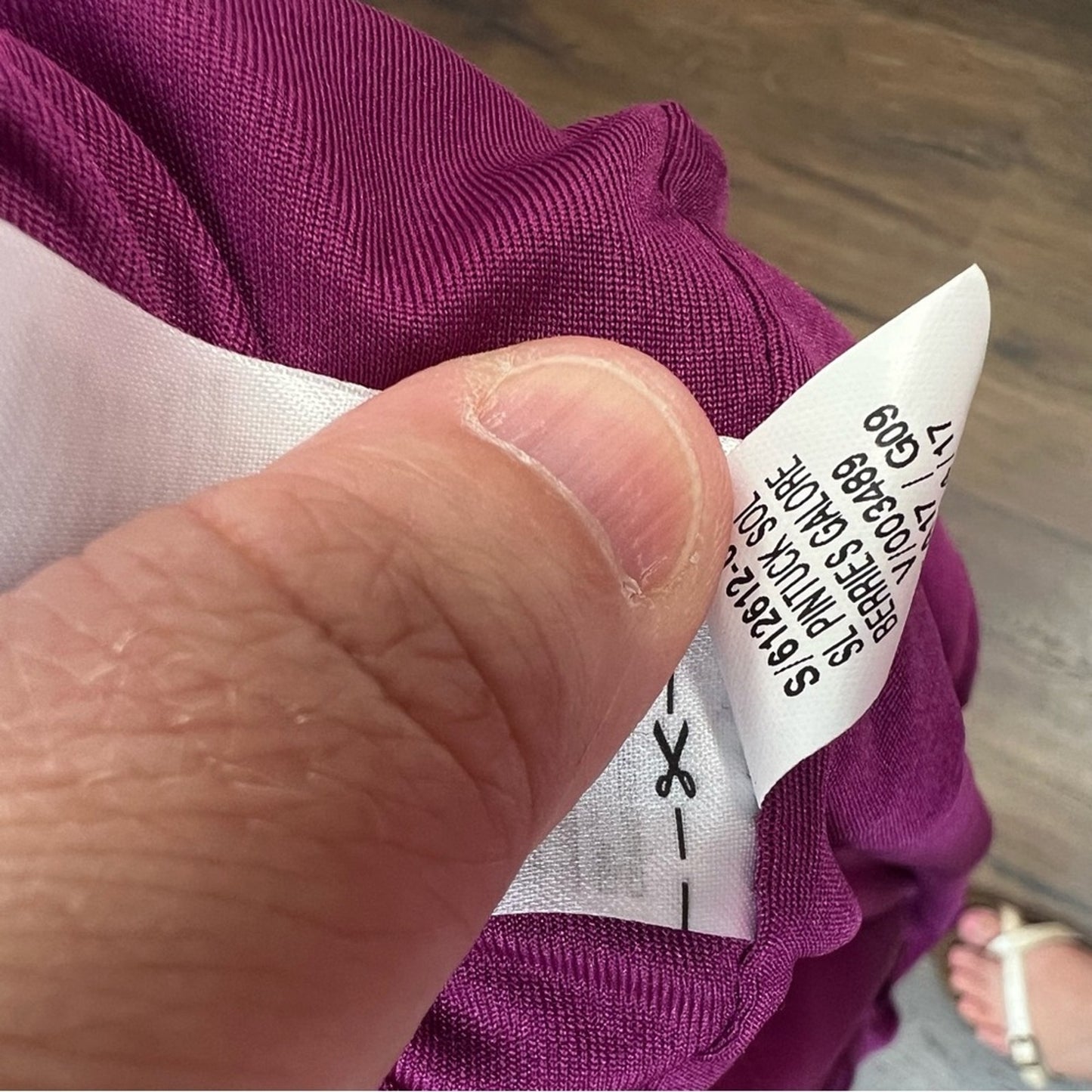 Old Navy purple pinned swing dress SZ LG