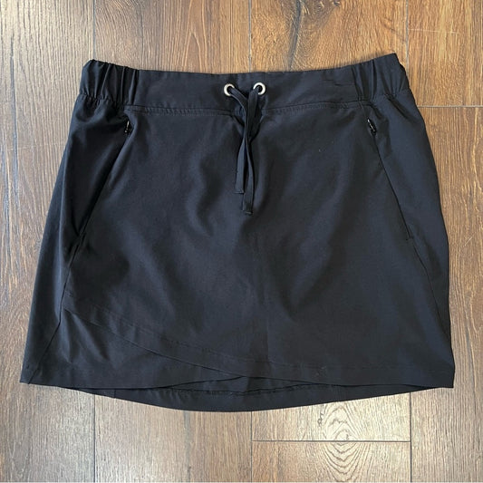 Exertek black athletic skort SZ SM