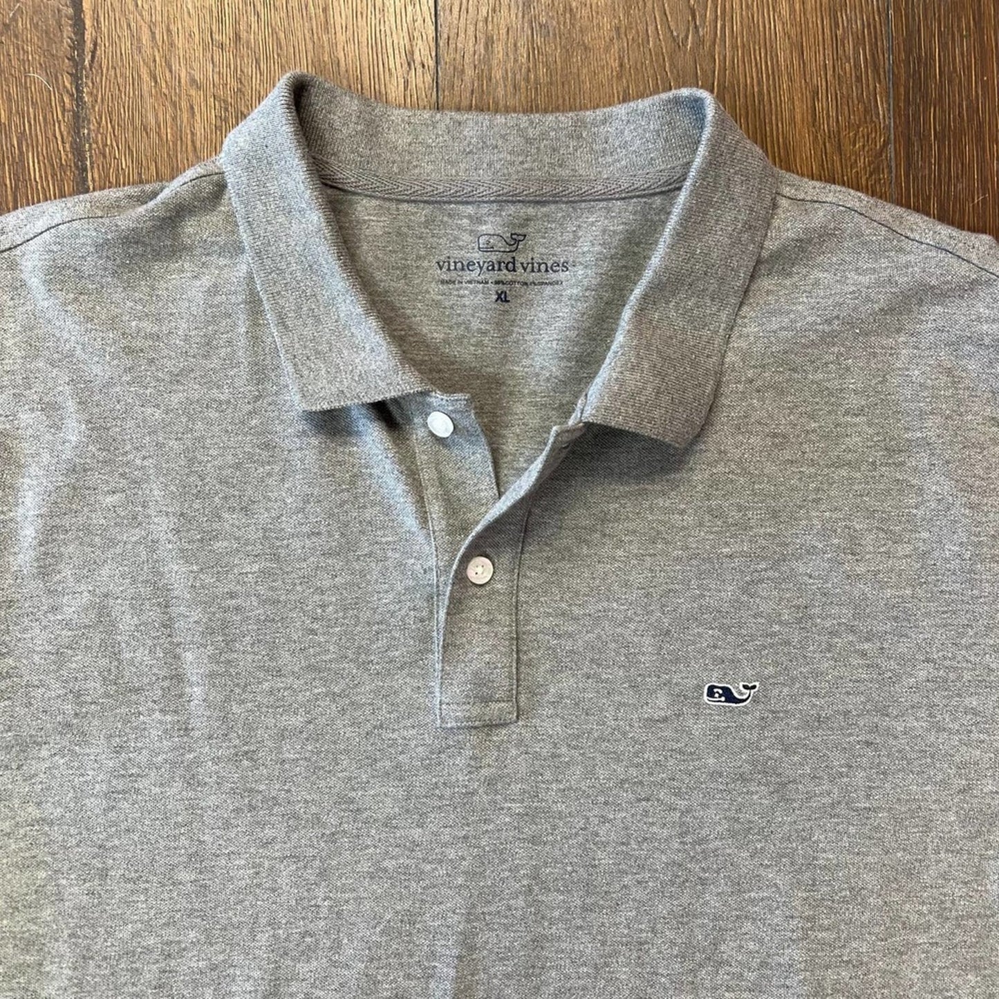 Men's Vineyard Vines Grey Classic Polo SZ XLARGE