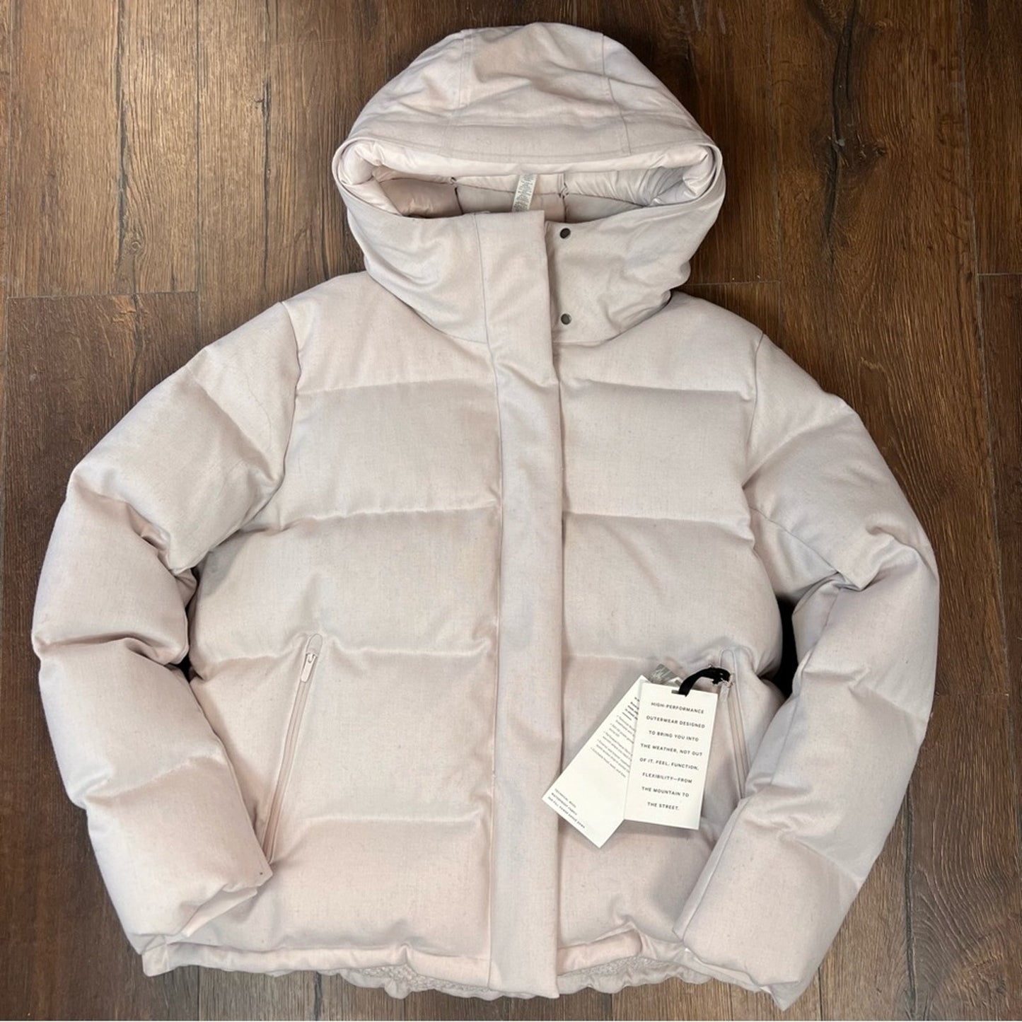 NEW Lululemon Wunder Puff Jacket *Wool Heathered Light Chrome SZ‎ 10