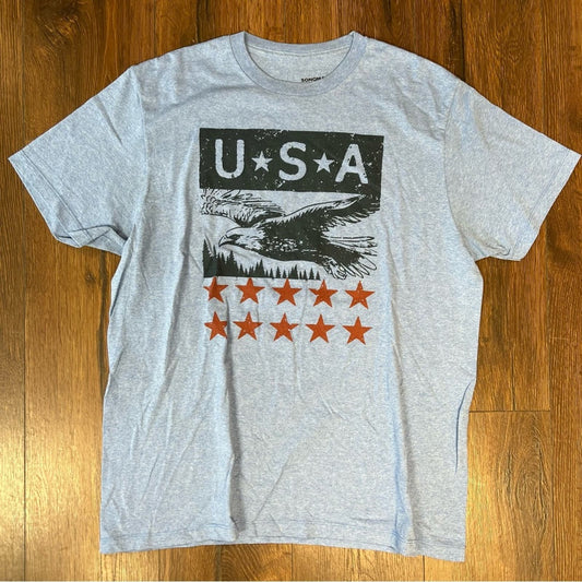 Men’s Sonoma blue USA tee SZ LG