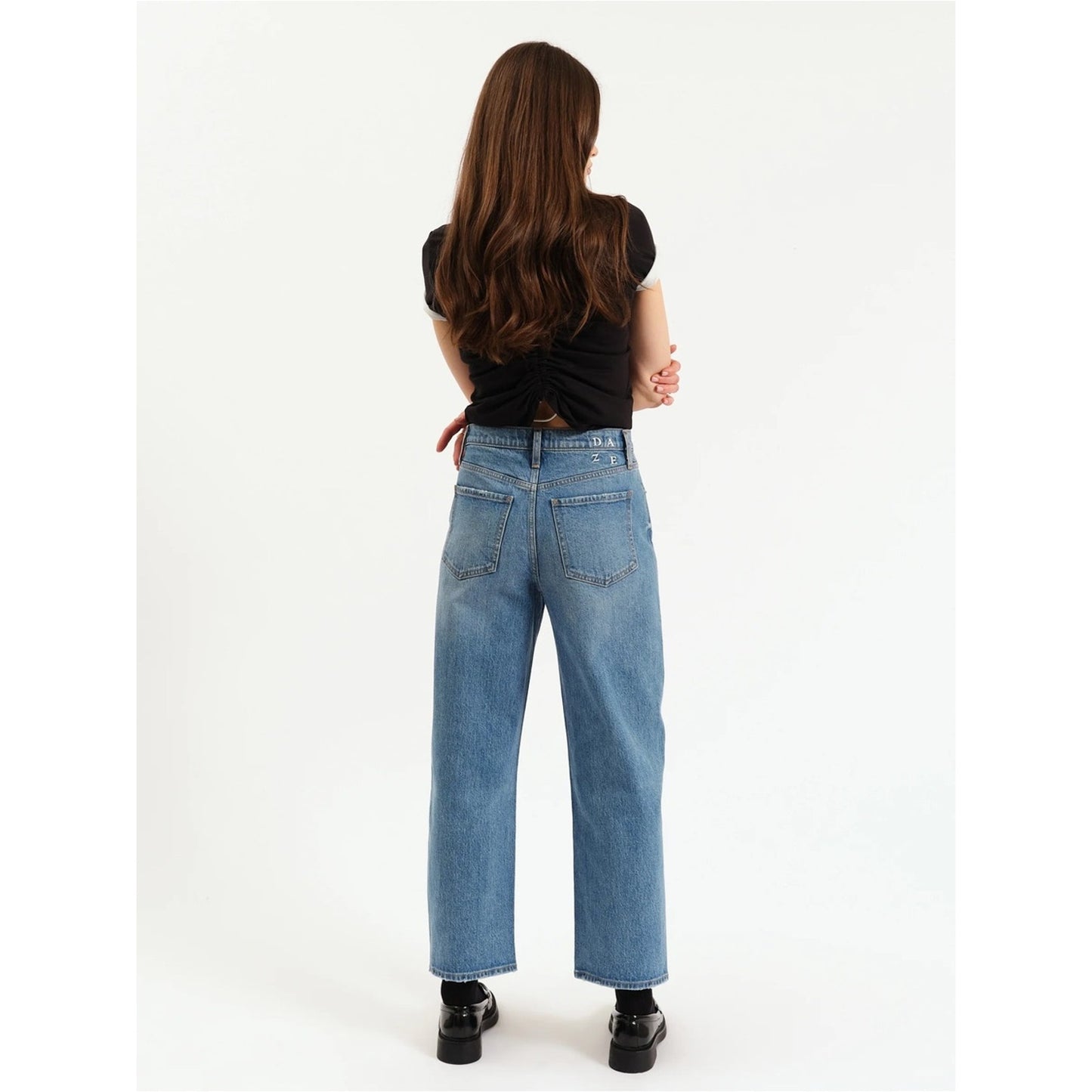 🆕 DAZE DENIM HIGH RISE BARREL LEG JEAN NWT SZ 23