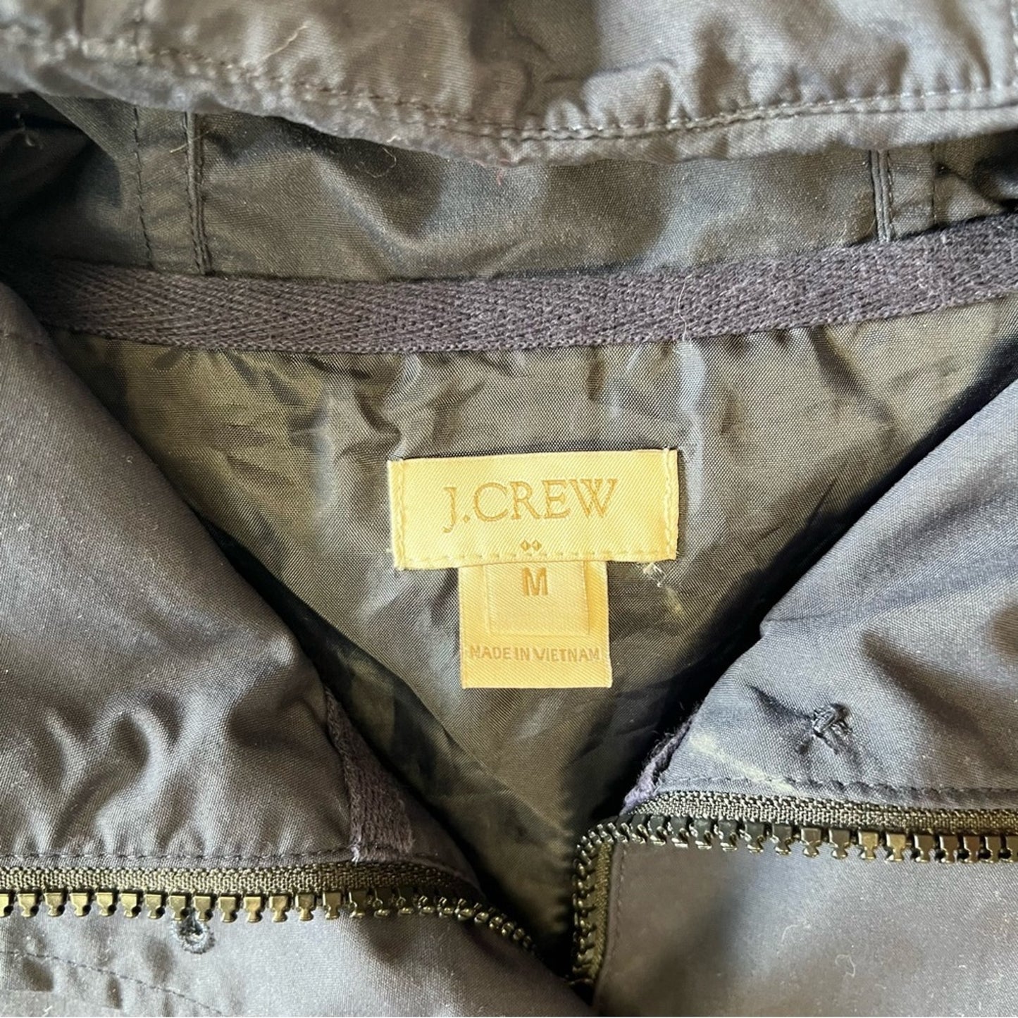 J.Crew factory rain jacket SZ MED