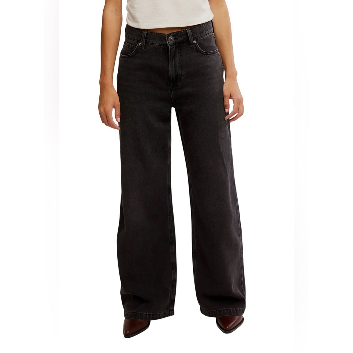 🆕 We The Free Stride High Waist Wide Leg Jeans SZ 26