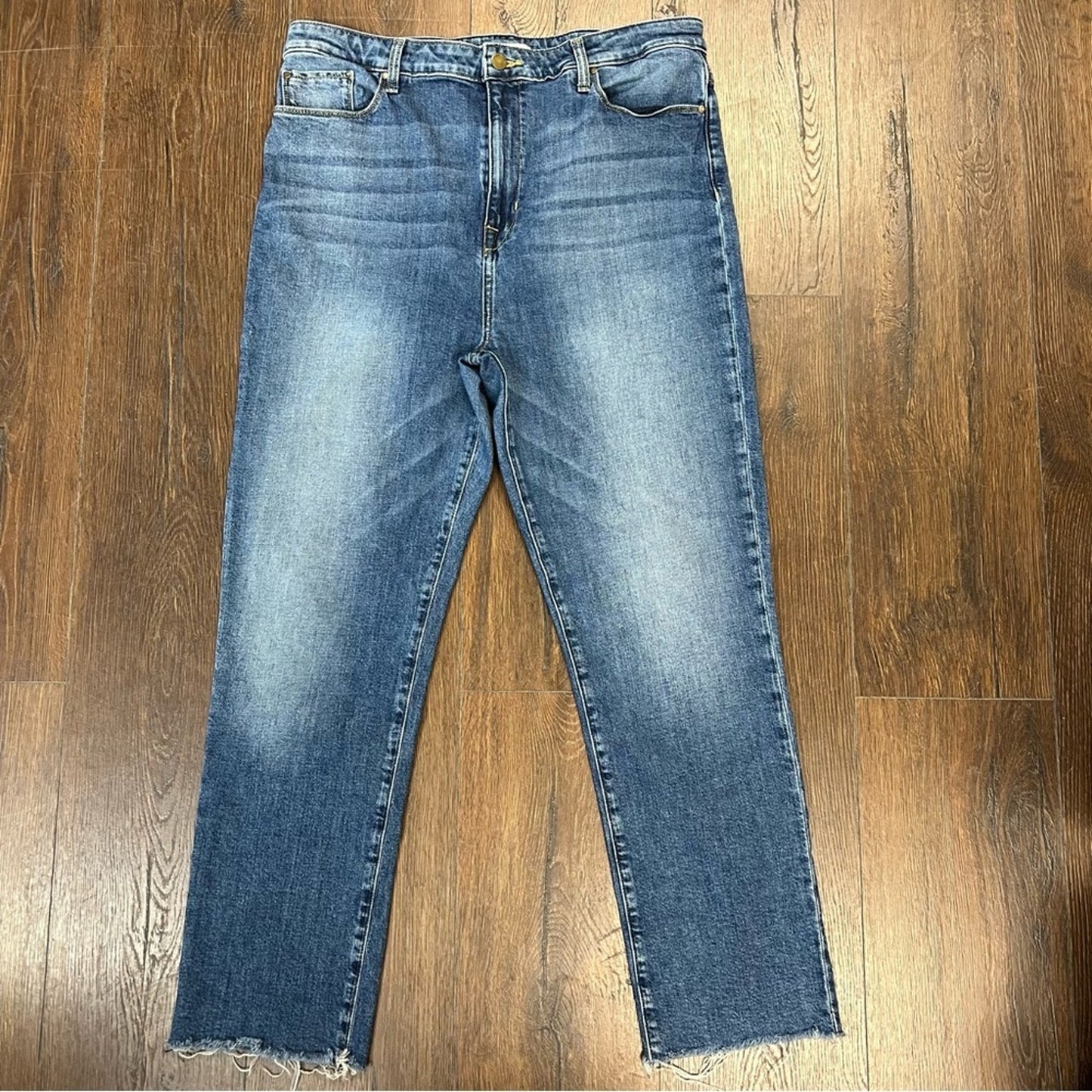 Fidelity denim Twiggy High Waist Crop Slim Jeans SZ 32/12