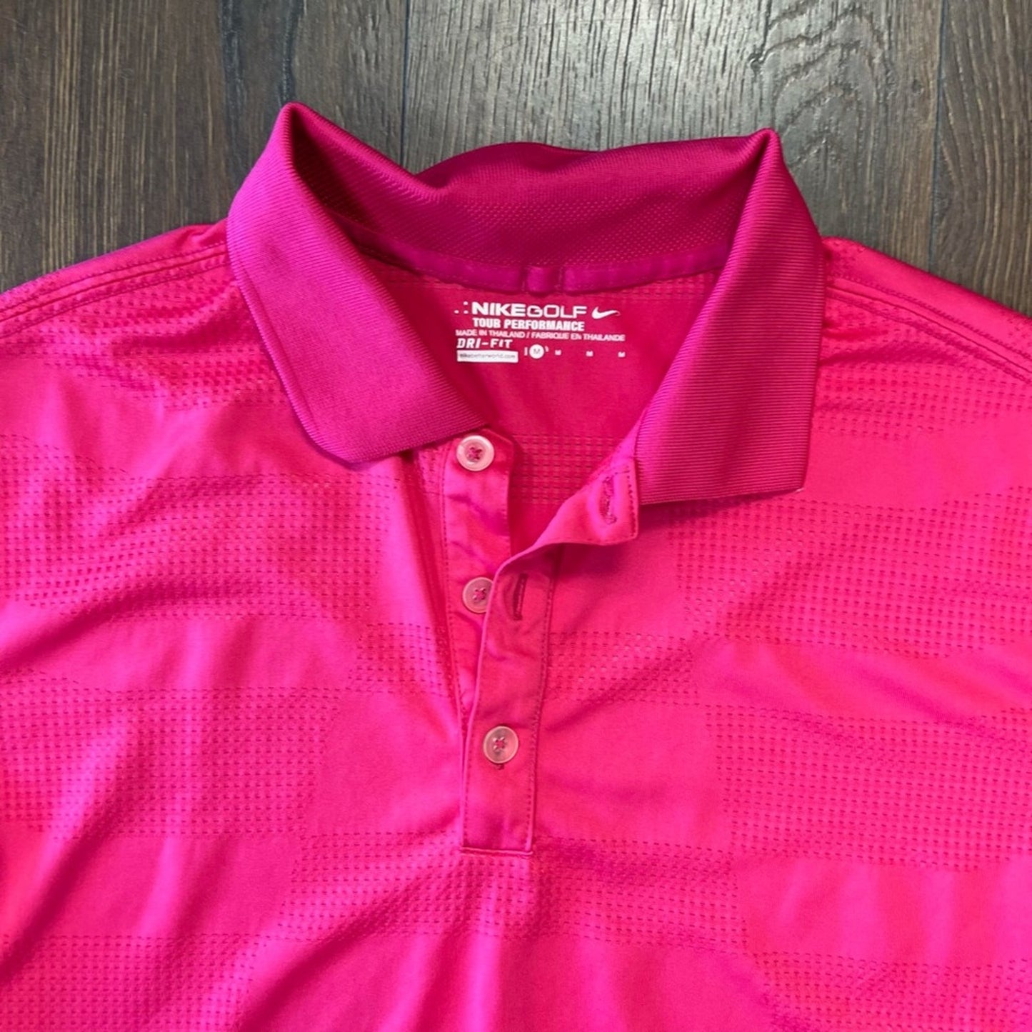 Nike Gold tour performance dri fit polo SZ MED