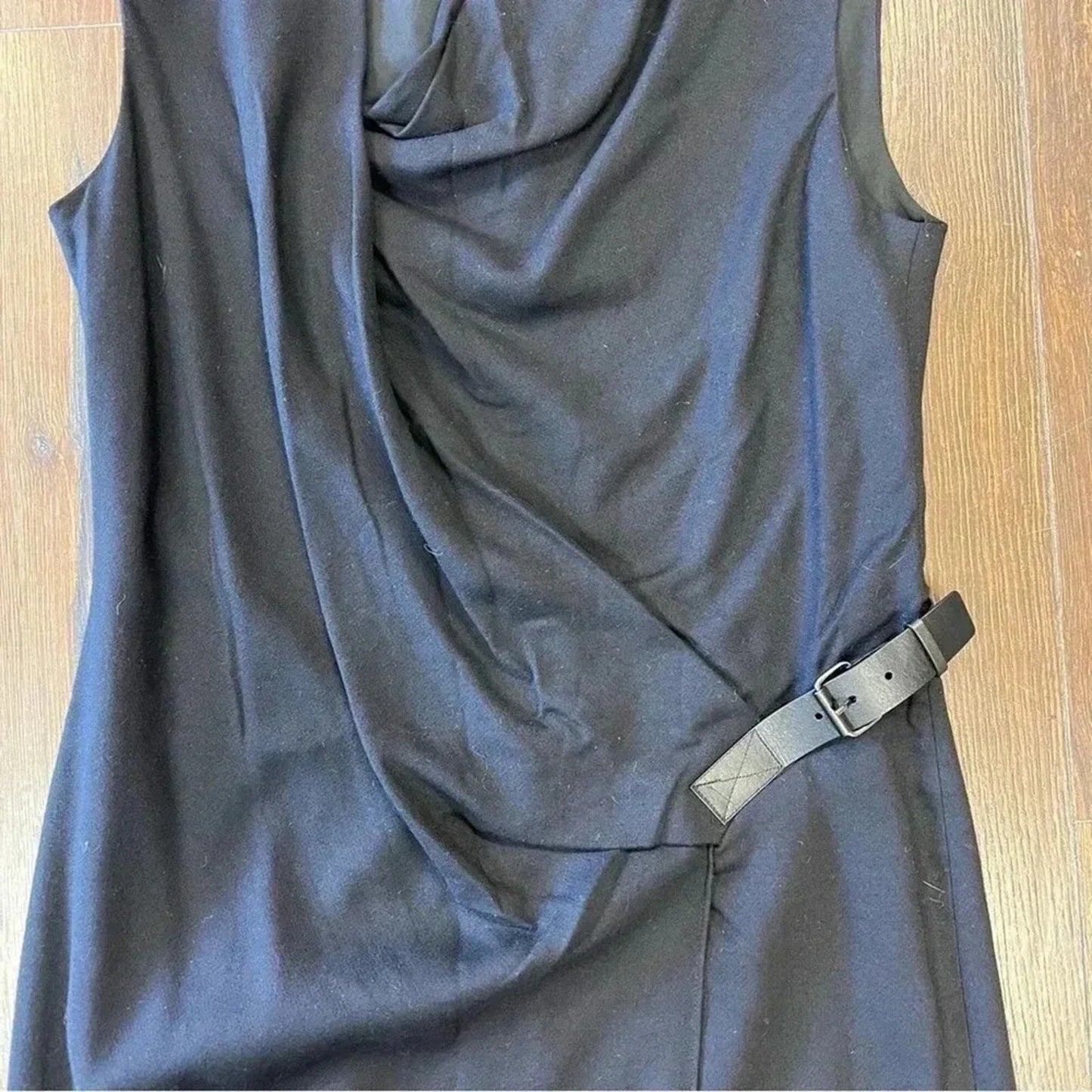 NWT Helmut Lang black belt drop dress SZ 6