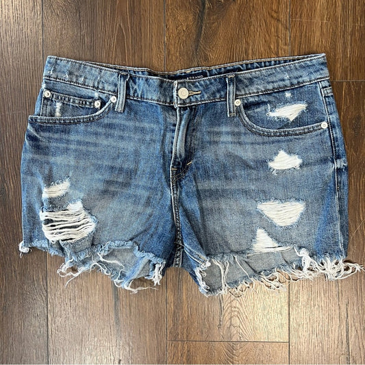 Lucky brand the cut off denim shorts SZ 10/30