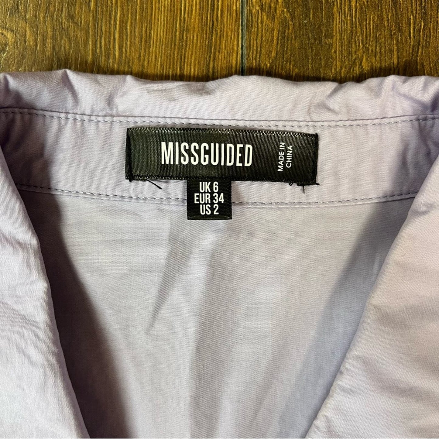 MISSGUIDED purple button front short romper SZ 2