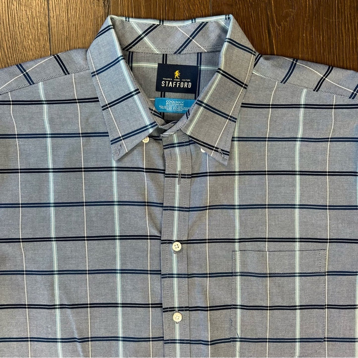 Stafford CoolMax button-down SZ XL