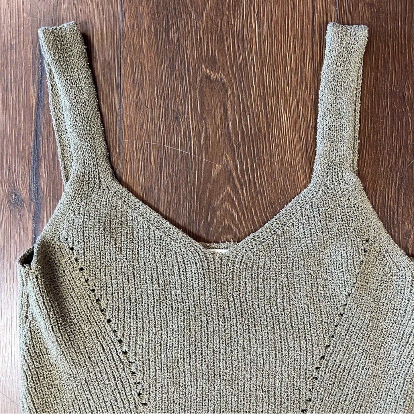 Blue Pepper cozy life sweater tank SZ LG