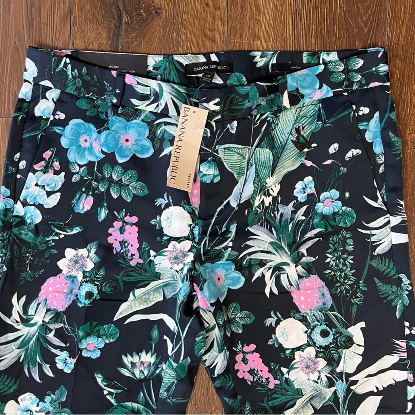 🆕 Banana Republic Avery Floral Straight Leg pant SZ 10P