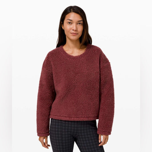 🆕 Lululemon Wool Whenever Crew Savannah SZ 6