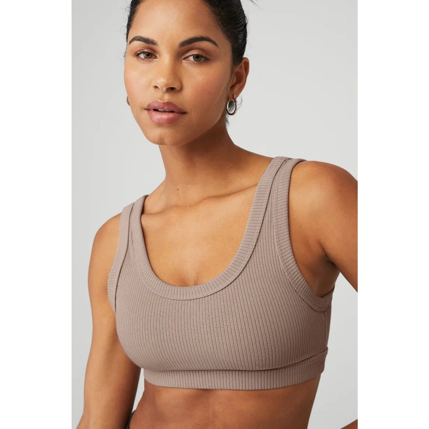 NWT ALO YOGA  Wellness Bra - Taupe SZ LG