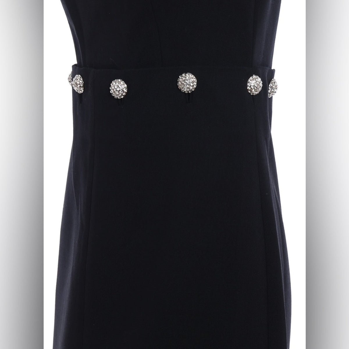 Tory Burch Fremont wool blend midi dress w/‎rhinestones SZ SM