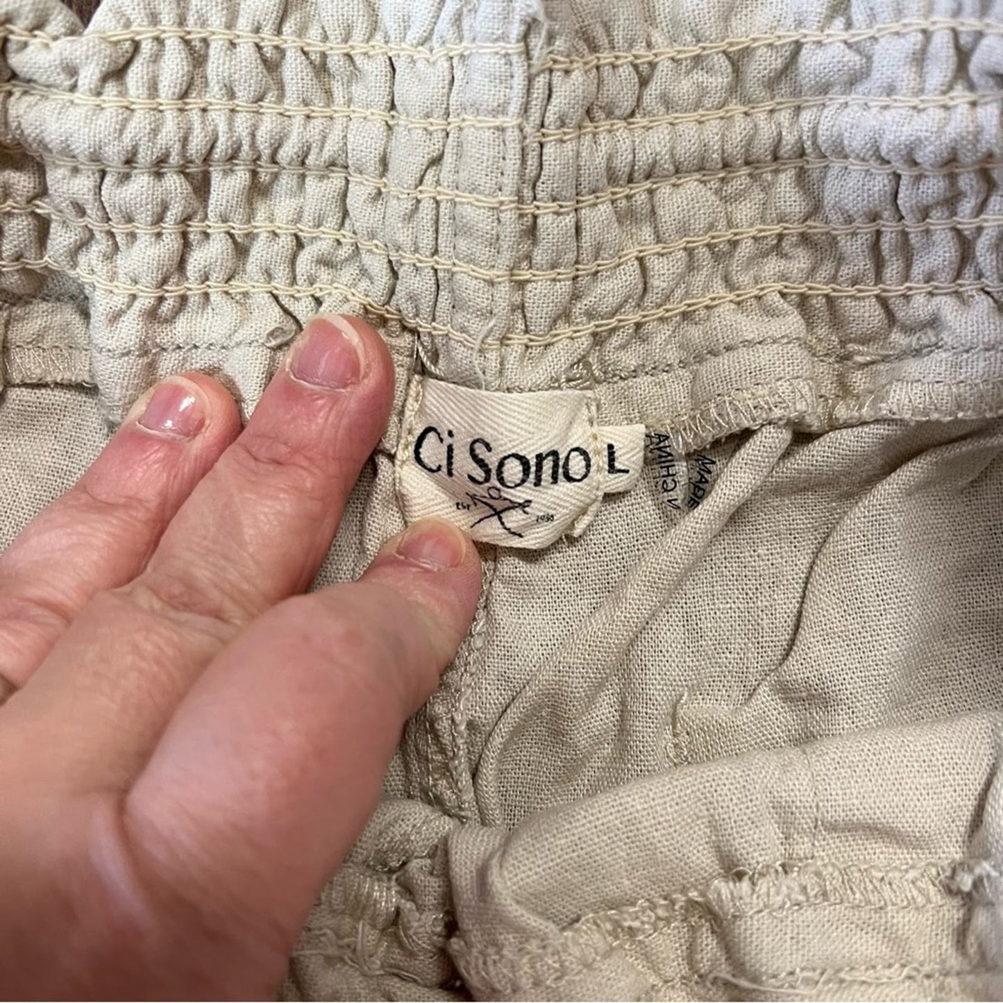 CI SONO linen pant SZ LG