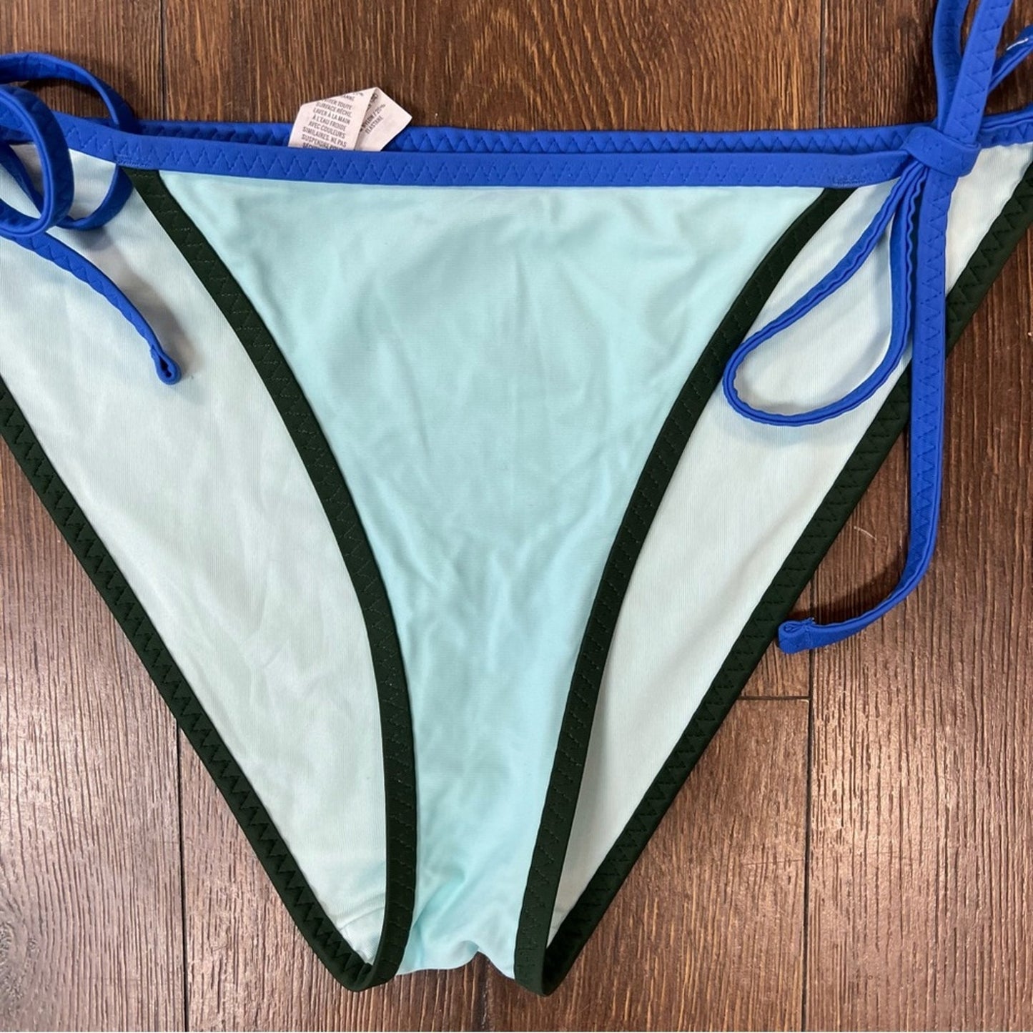 Aerie cheeky hi-cut string tie side bikini SZ SM (Top) LG (bottom)