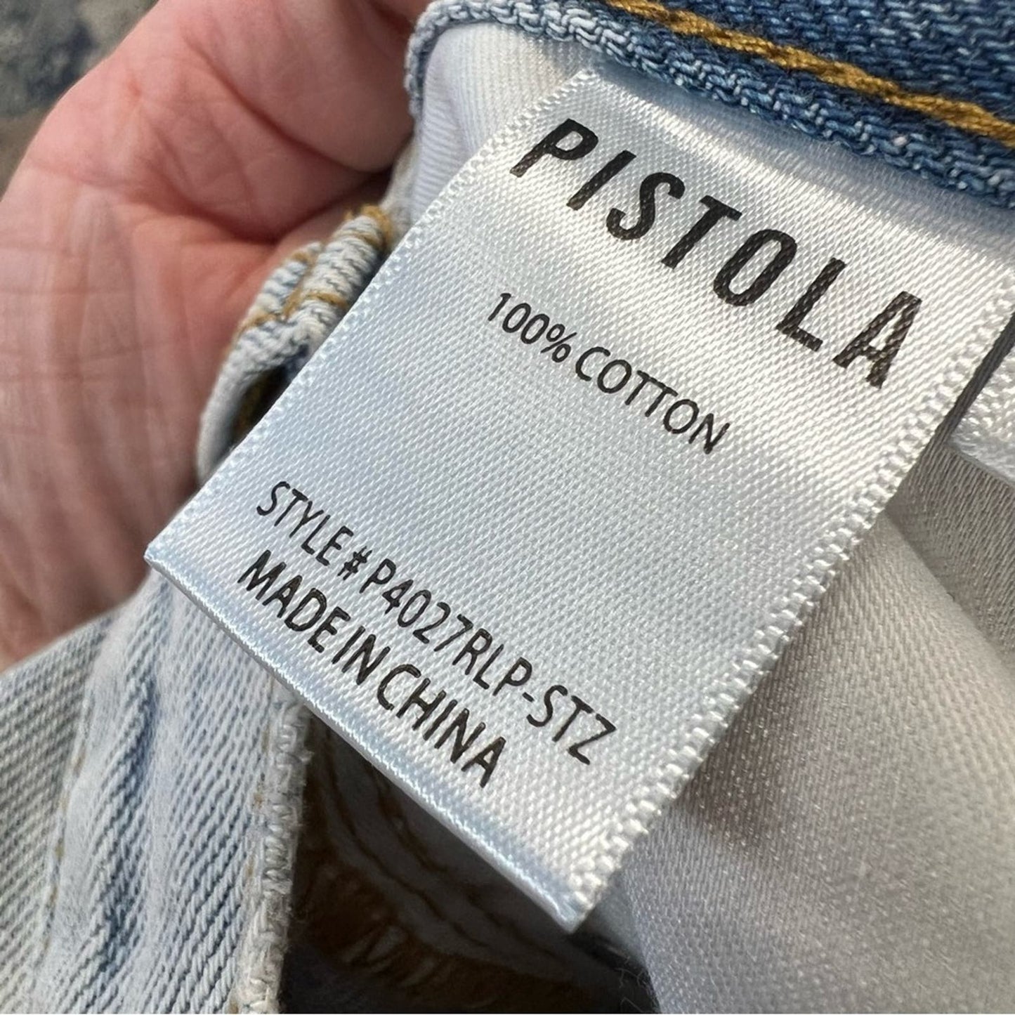 🆕 Pistola Devin High Rise Mom Cut Off Short-100% cotton SZ 27/4