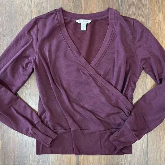 Athleta recharge sweatshirt SZ SM