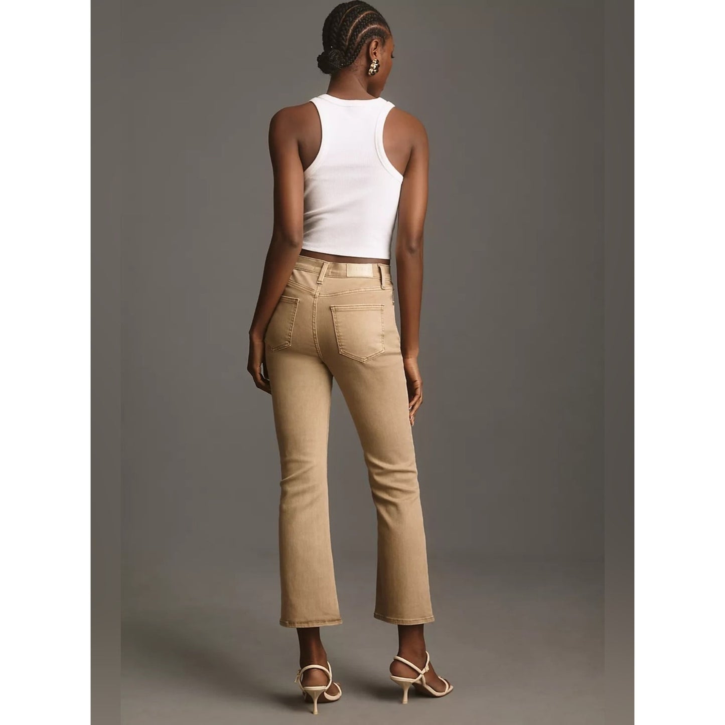 🆕 Pistola High-Rise Crop Flare Ankle Jeans NWT SZ 24/00