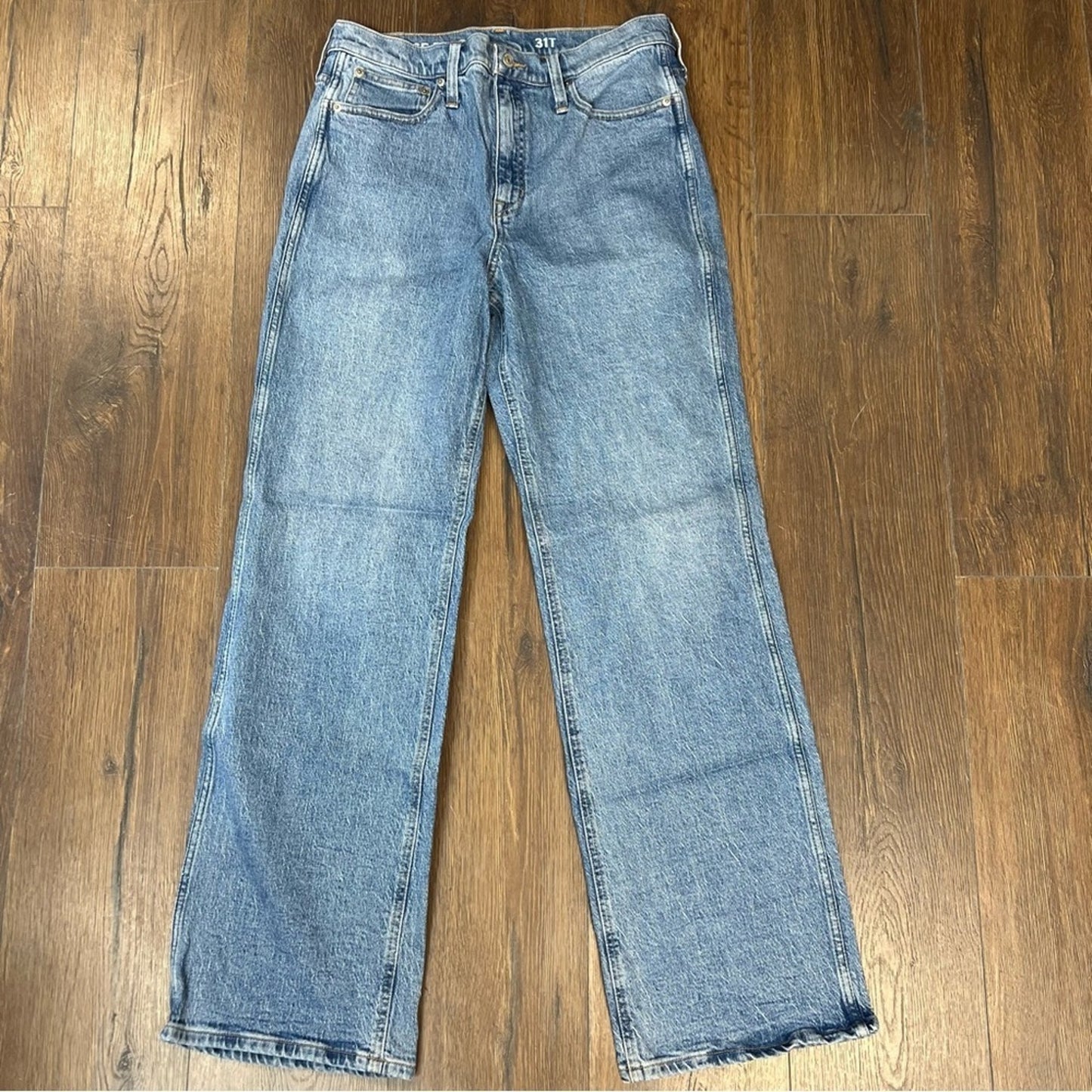 J. Crew High Rise Flare Blue Denim Jeans SZ 31T