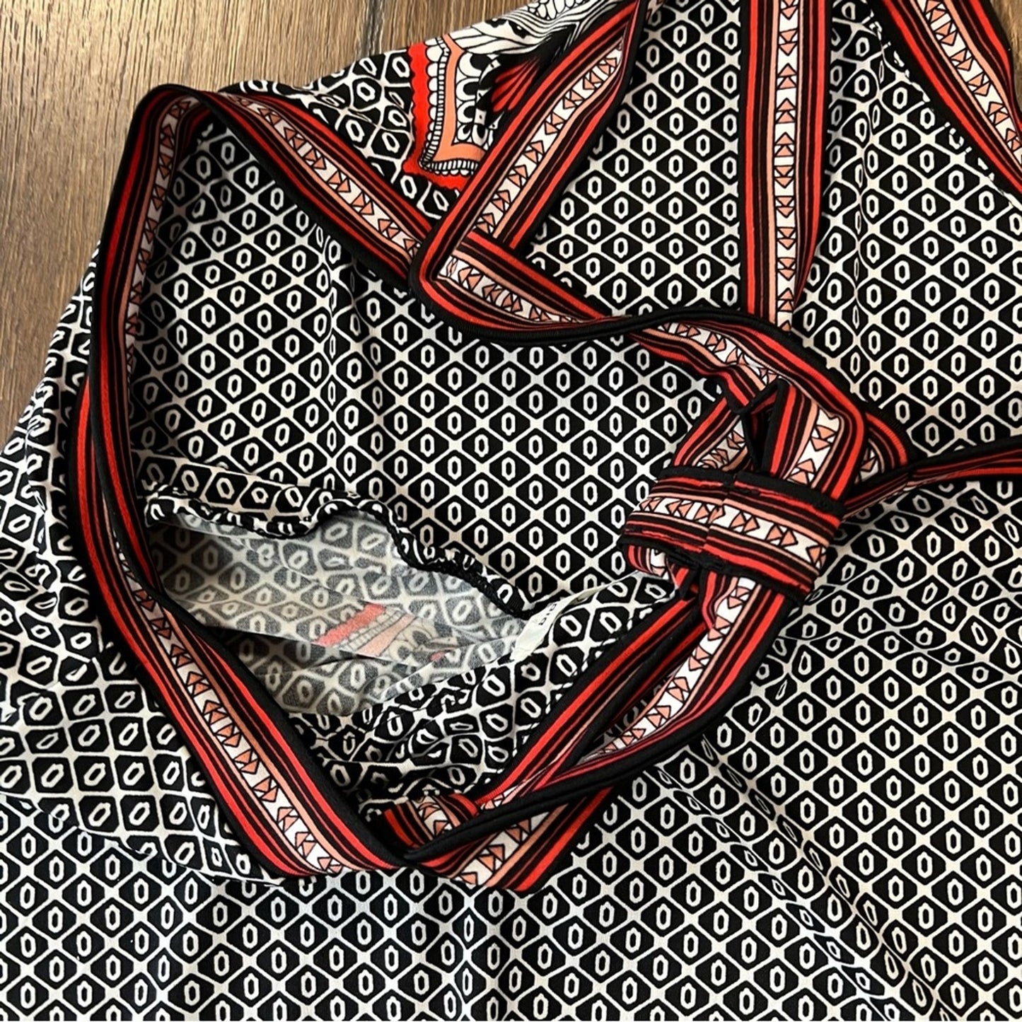 Max Studio graphic dress SZ SM