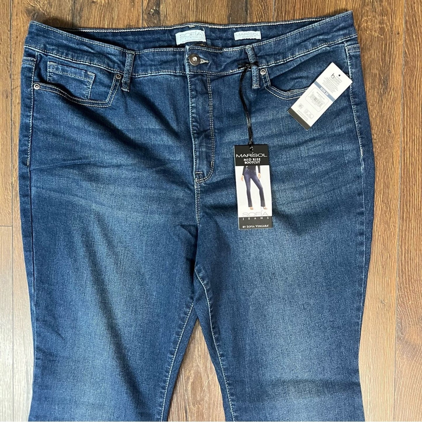 🆕 Sofia Jeans Women's Marisol Bootcut Mid Rise Jeans SZ 22