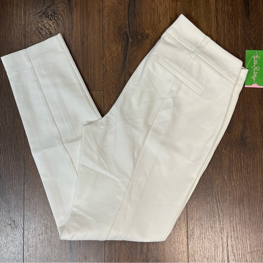 🆕 Lilly Pulitzer Chantel stretch dinner pants in coconuts SZ 10