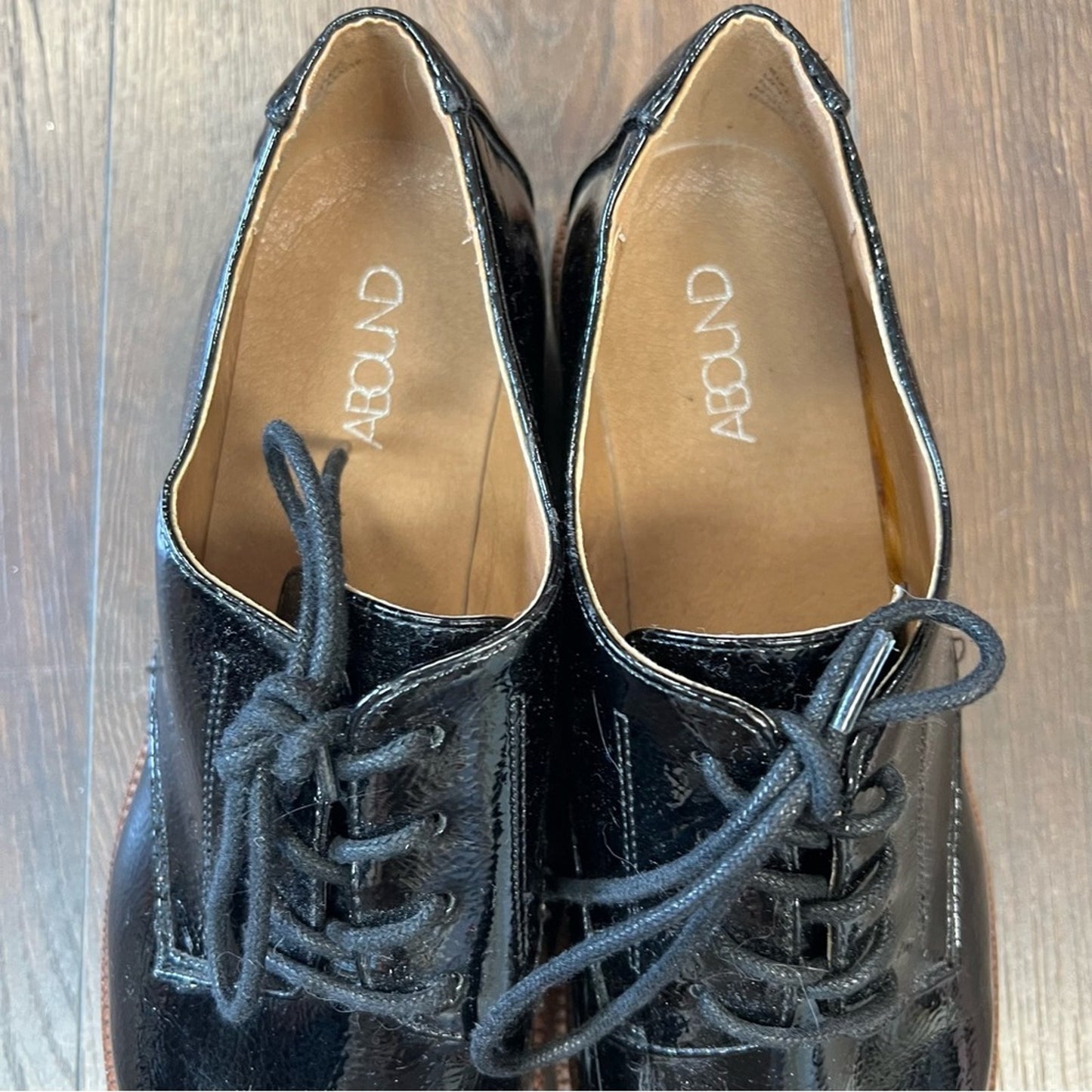 Abound black patten platform loafers SZ 7.5