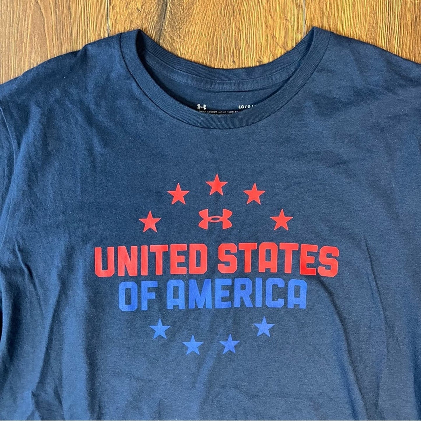 Men’s Under Armour “United States of America” tee SZ LG