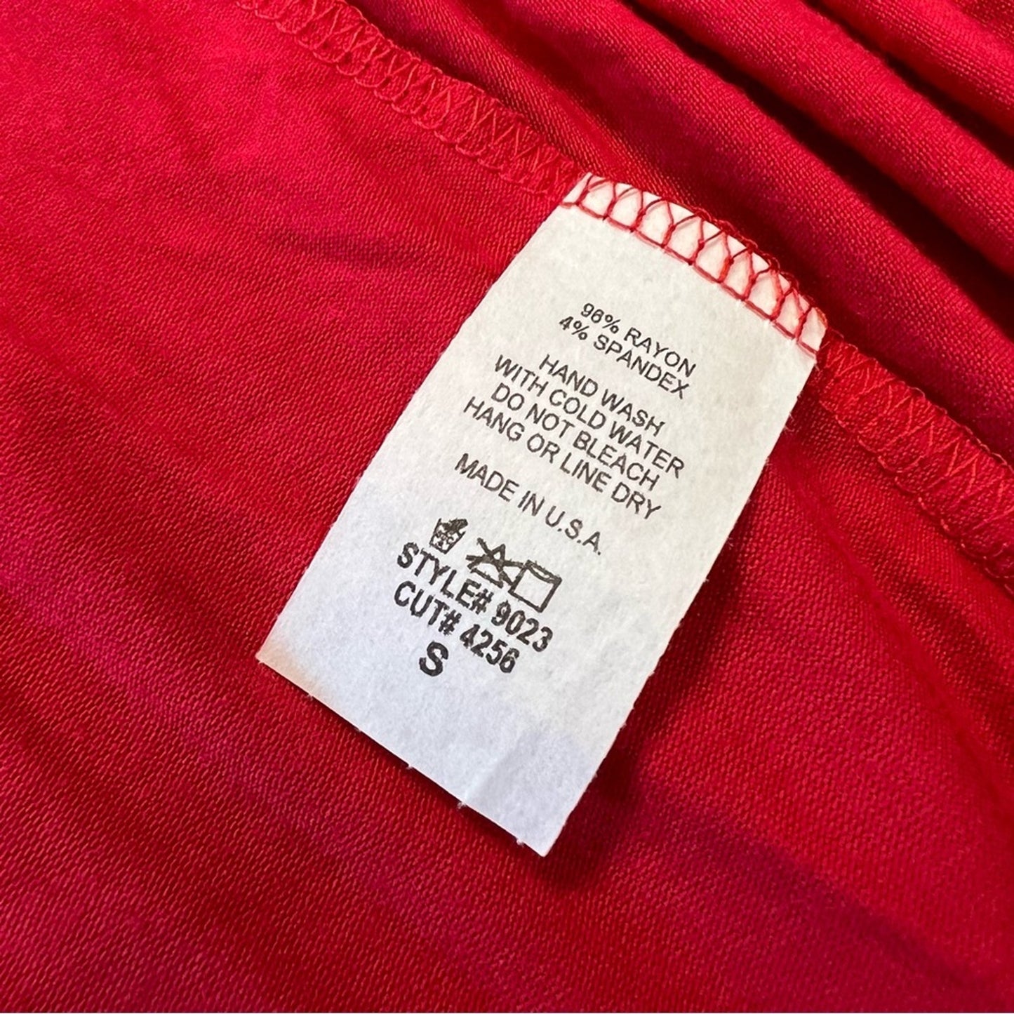 Lovely melody high low red maxi dress SZ MED