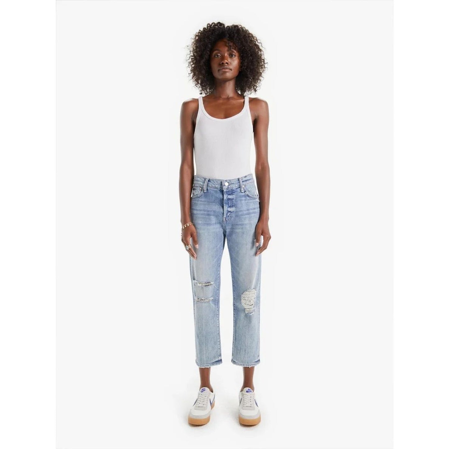 Mother Denim - The Scrapper Ankle Jeans in Wicked Wild Calling SZ 27