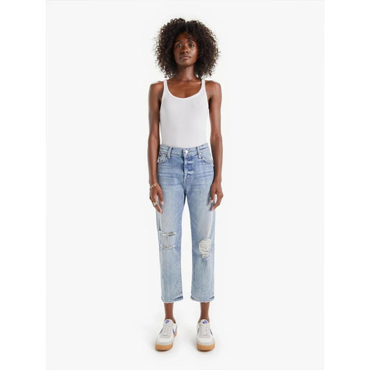 Mother Denim - The Scrapper Ankle Jeans in Wicked Wild Calling SZ 27
