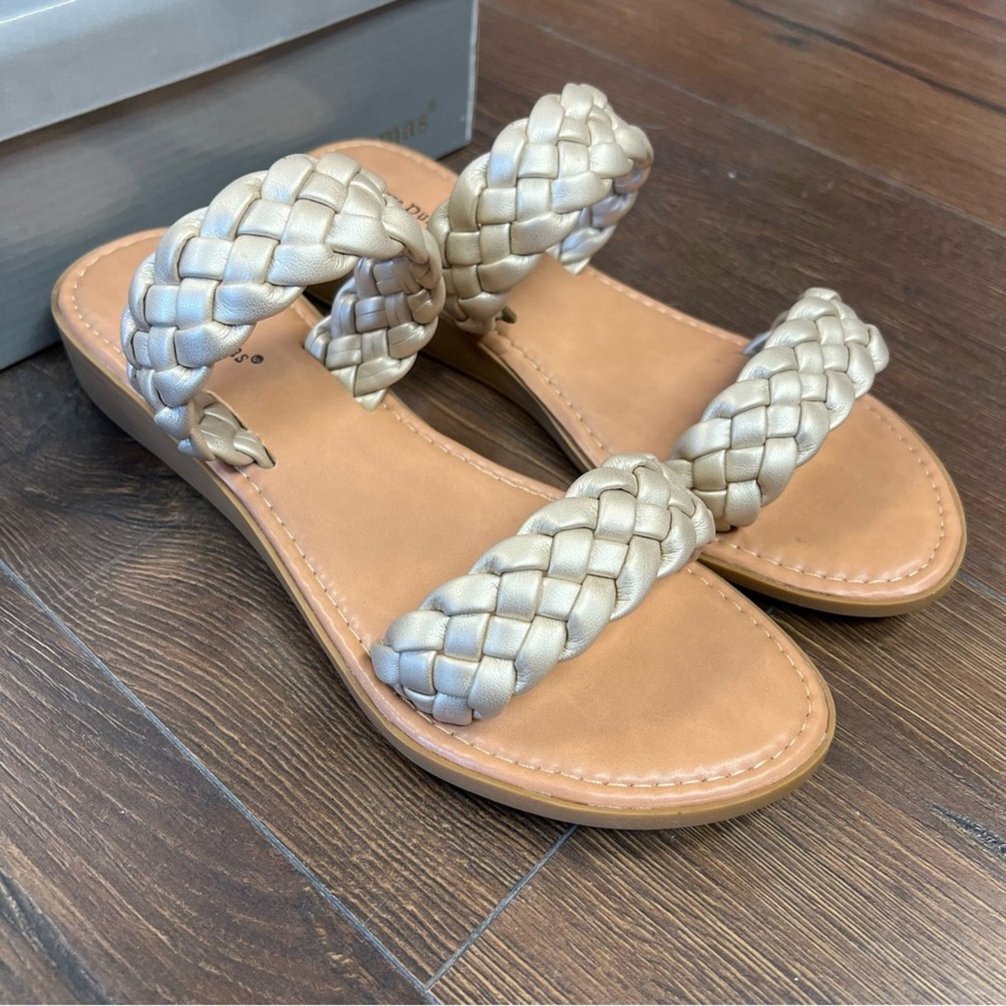 🆕 Pierre dumas braided slide sandals SZ 9