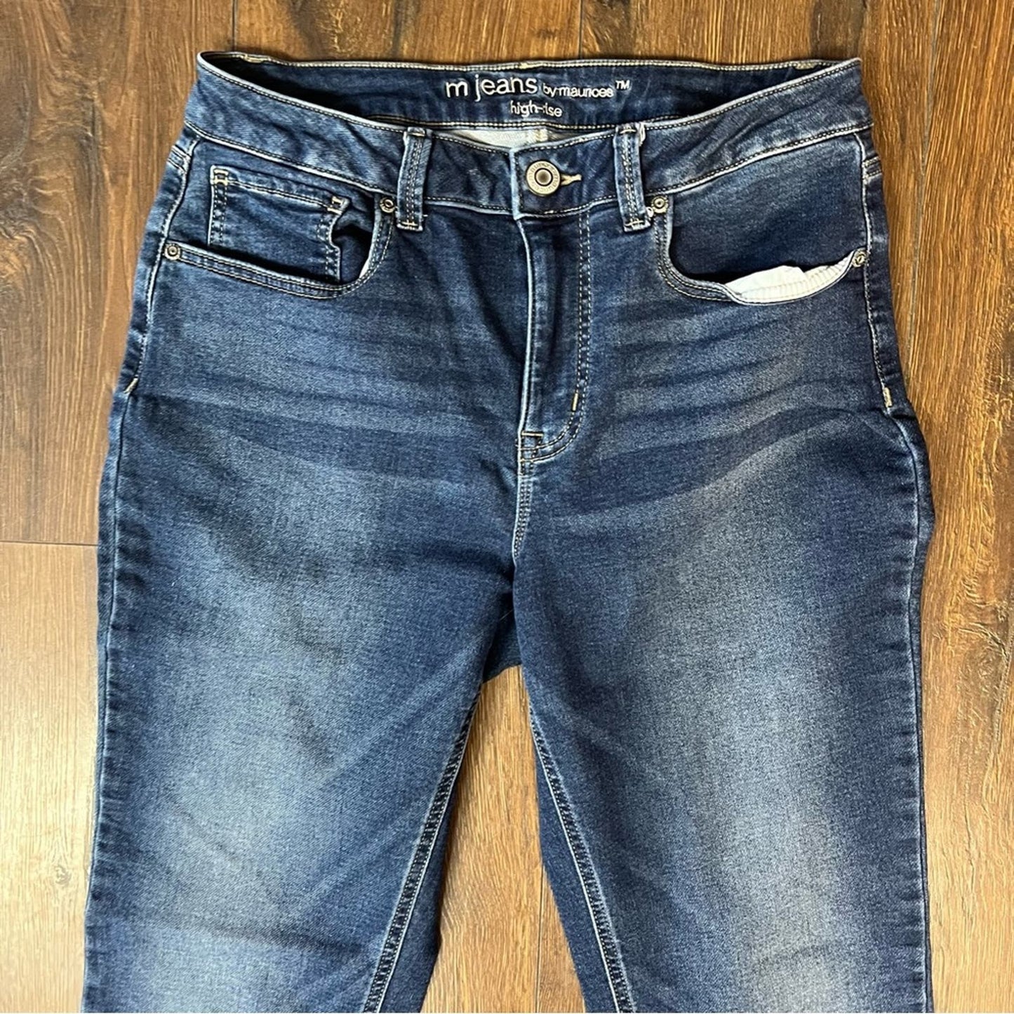 M–Jeans by Maurices high rise dark wash jeans SZ 6