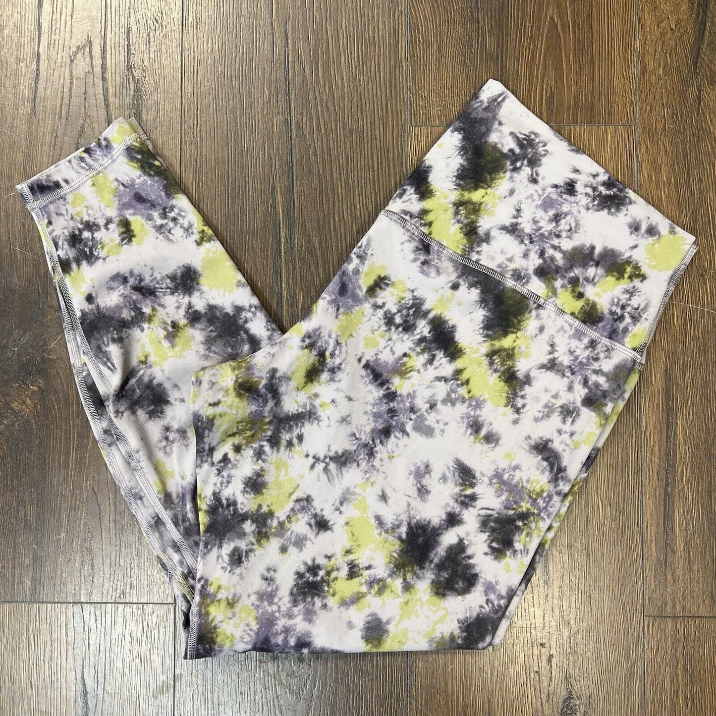 Lululemon Align High-Rise Pant 28" Radial Tie Dye Mauve Grey Multi SZ 18