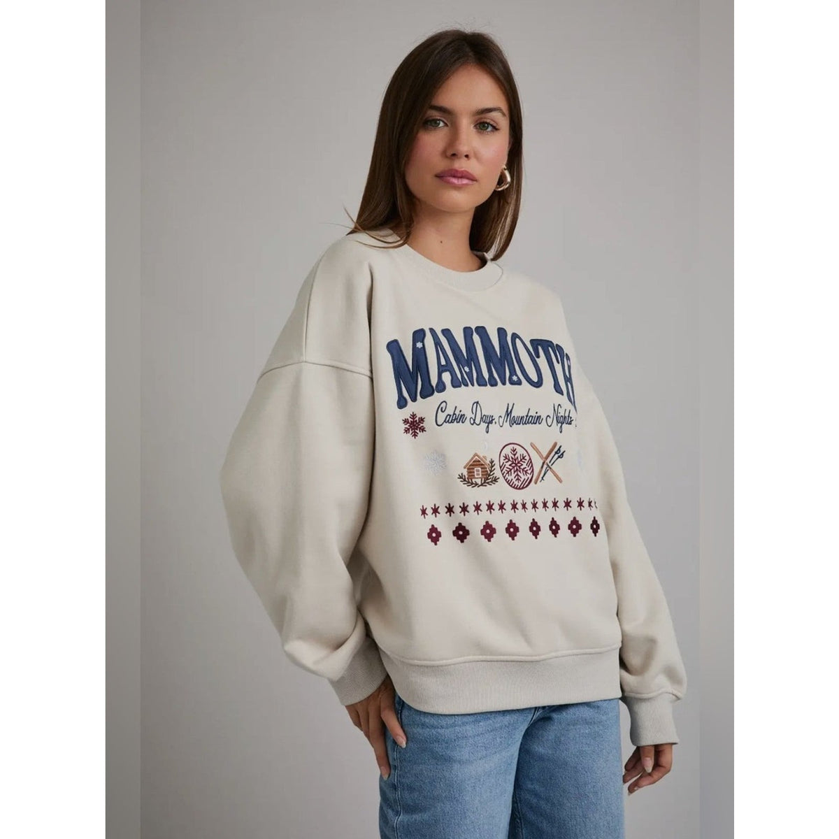 🆕 Le Lis Mammoth Mountain Crewneck Sweatshirt SZ XS