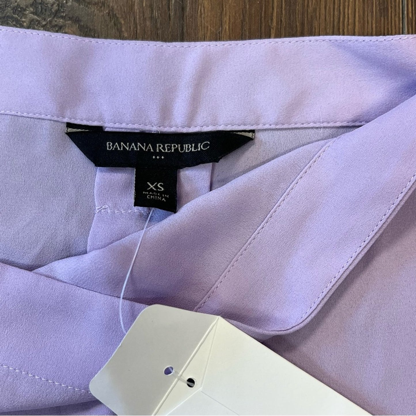 🆕 banana, republic, purple chiffon off the shoulder blouse SZ XS