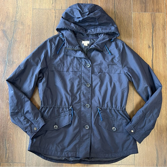 J.Crew factory rain jacket SZ MED