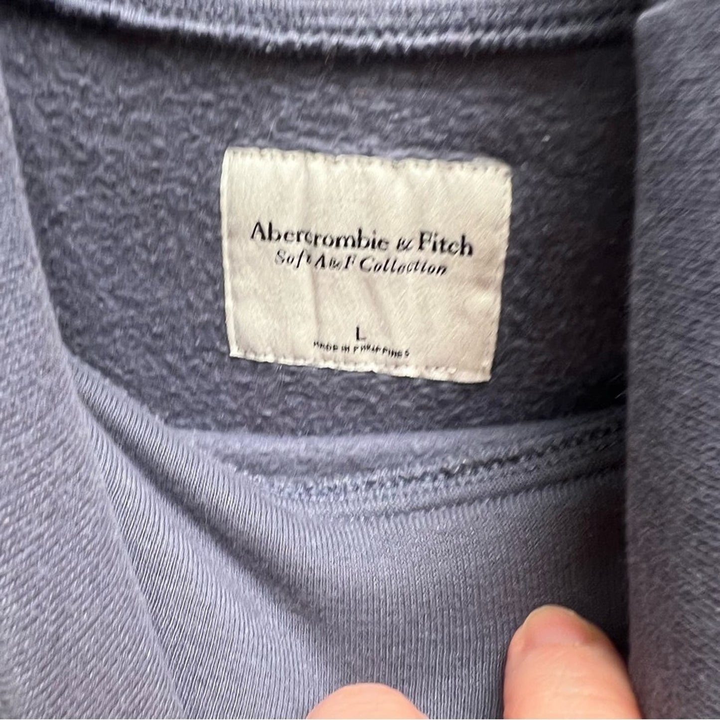 Abercrombie & Fitch Essential Sunday Mock Crew SZ LG