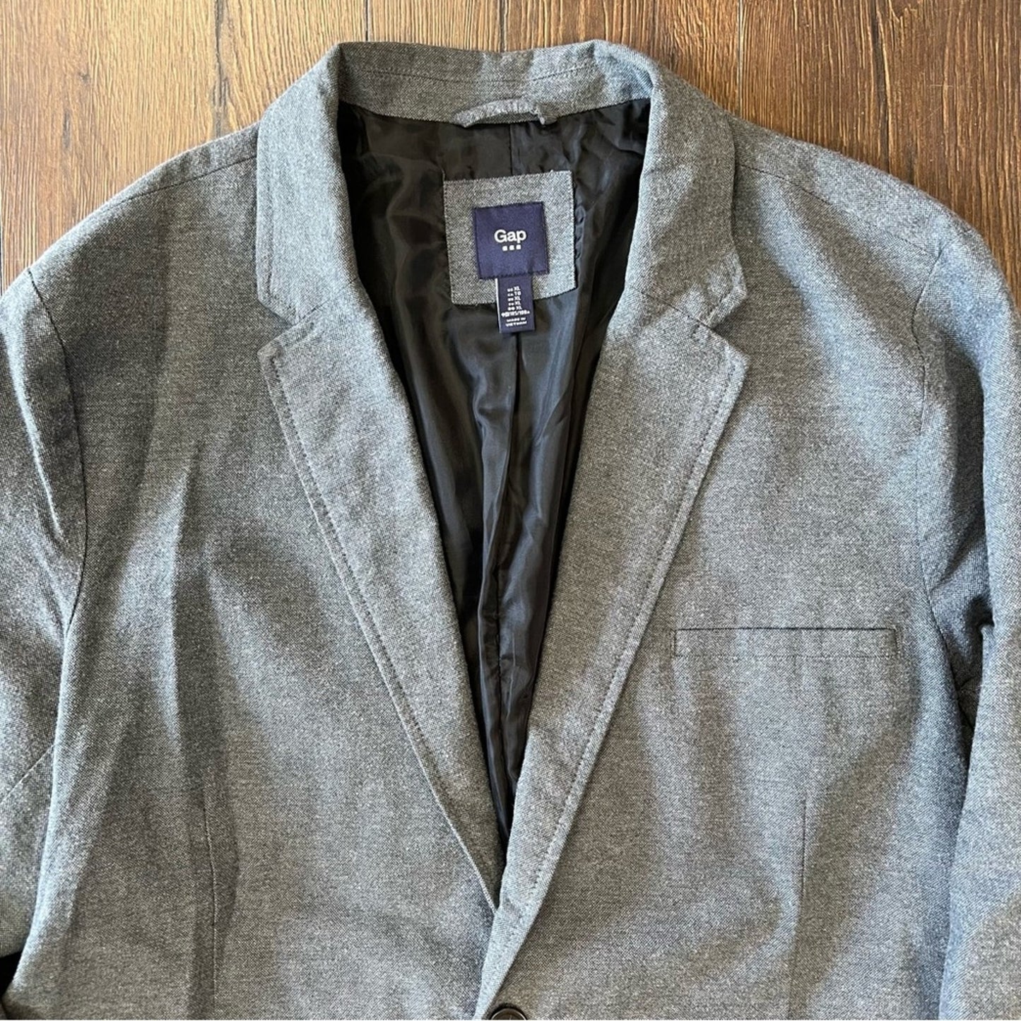 Men’s Gap grey lined blazer SZ XL