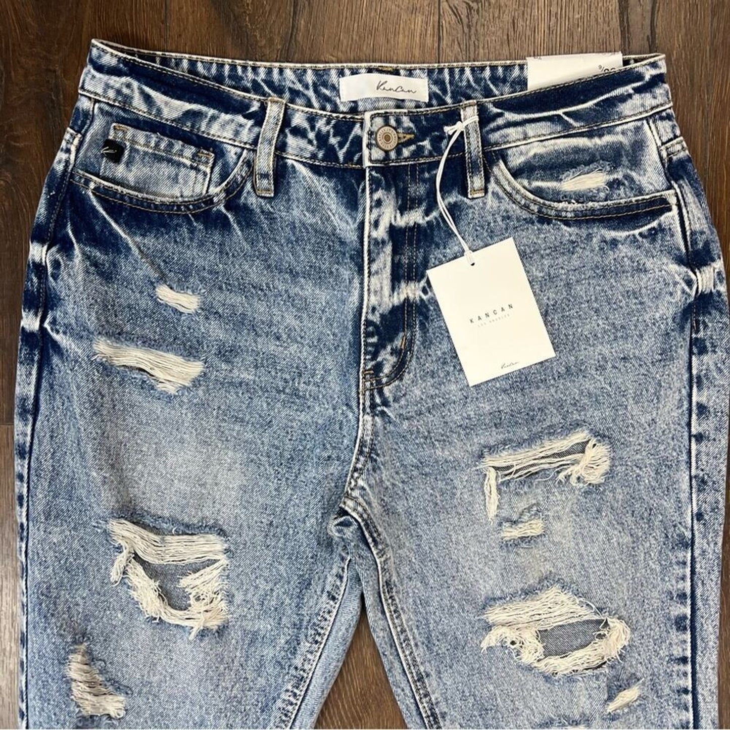 🆕 KanCan Collie High Rise‎ Distressed Mom Jean SZ 11/29