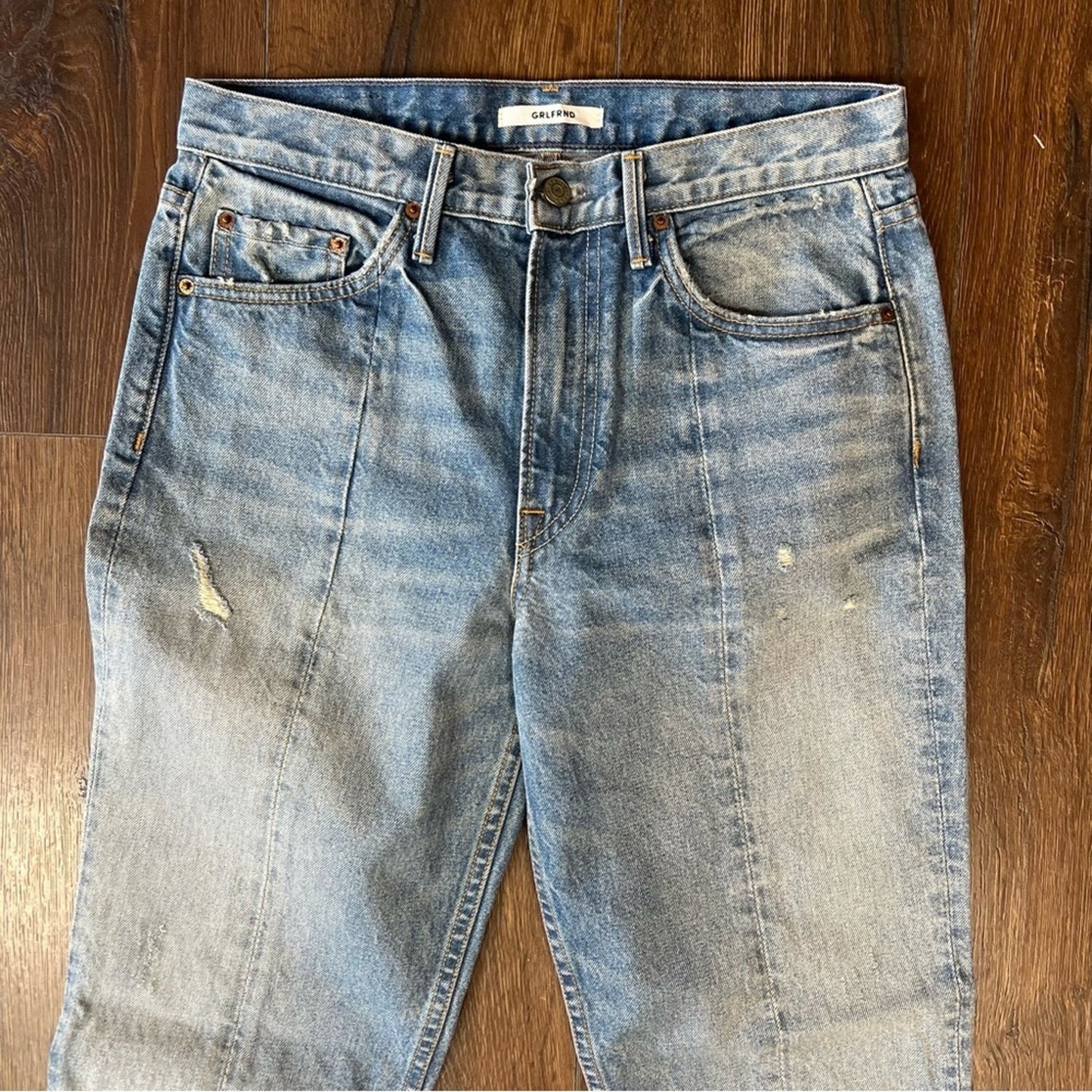 GRLFRND Cheryl Side Split Jean in Last Dance SZ 28/6