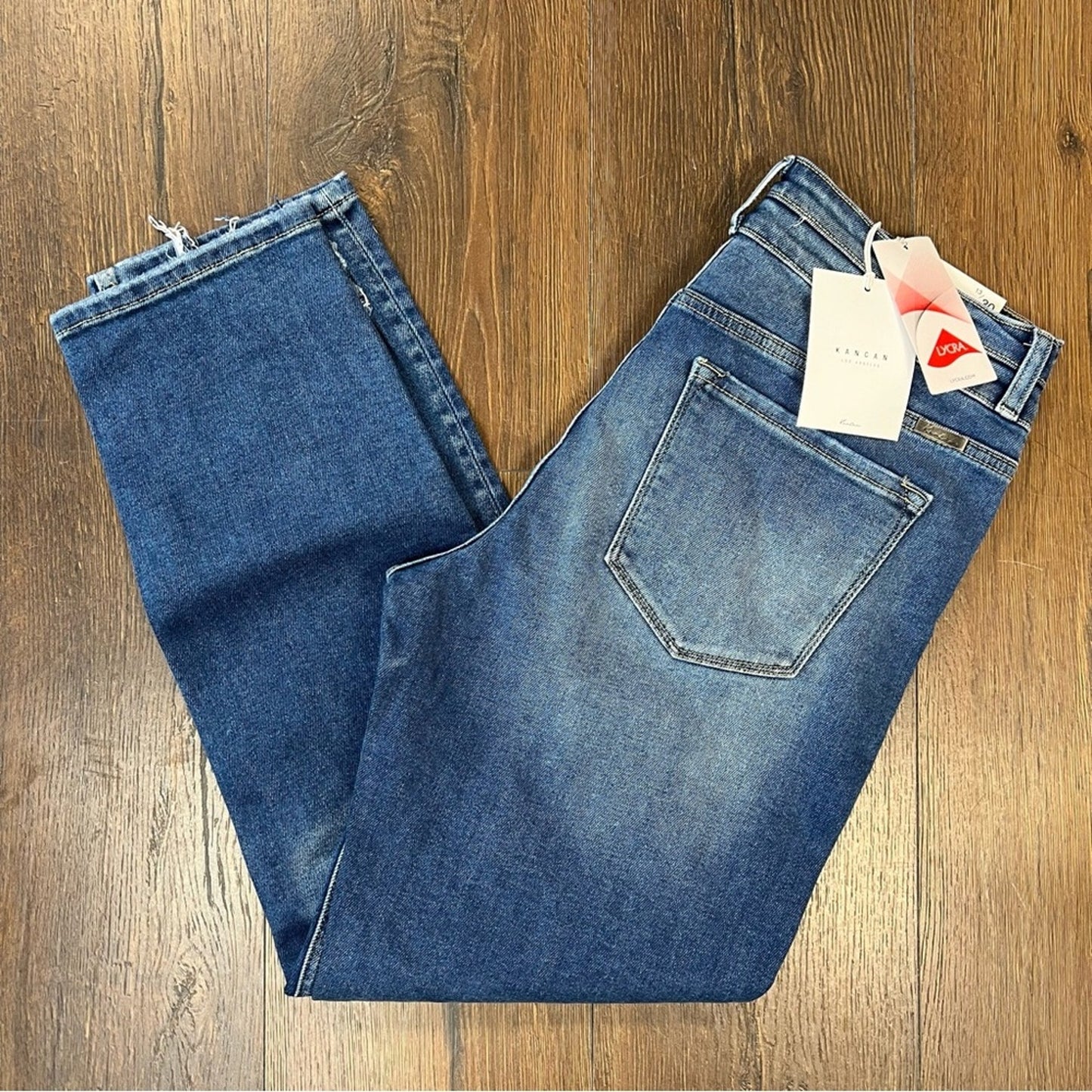 🆕 KanCan Cadence Ultra High Rise Slim Straight Leg Jeans SZ 13/30