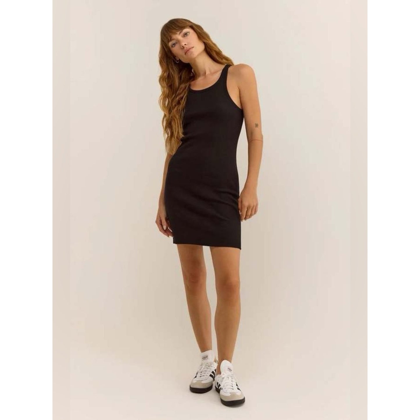 🆕 Z Supply Black Rib Mini Dress NWT SZ SM