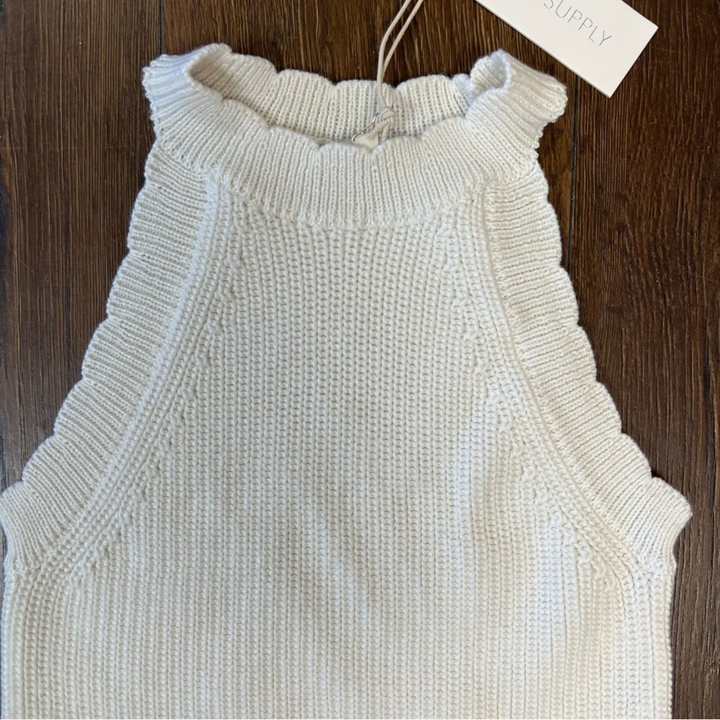 🆕 Z Supply oak novelty sweater top SZ LG